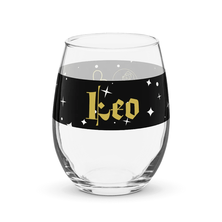 Celestial Leo Stemless Wine Glass product image (1)