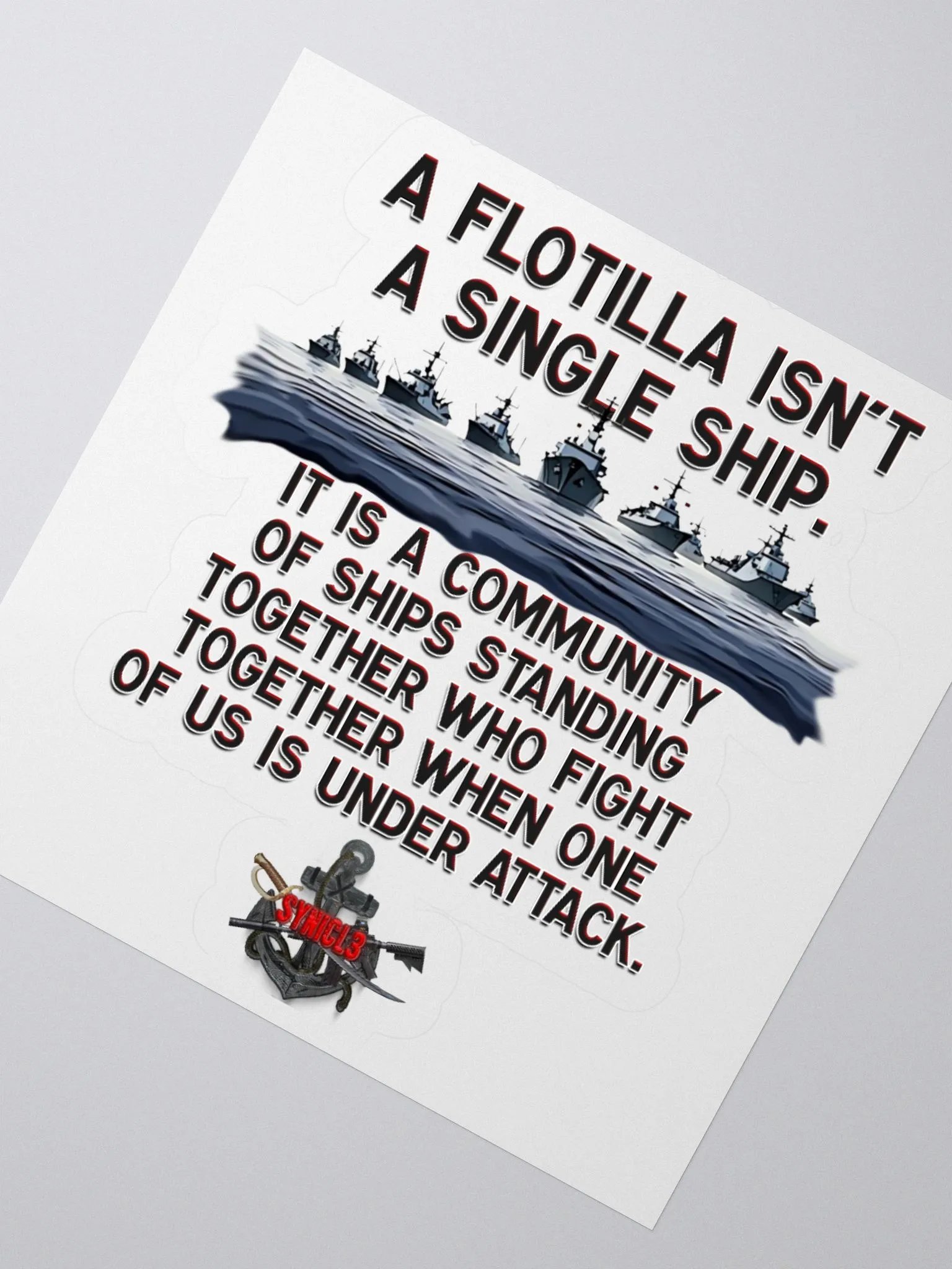 A Flotilla - Sticker product image (7)