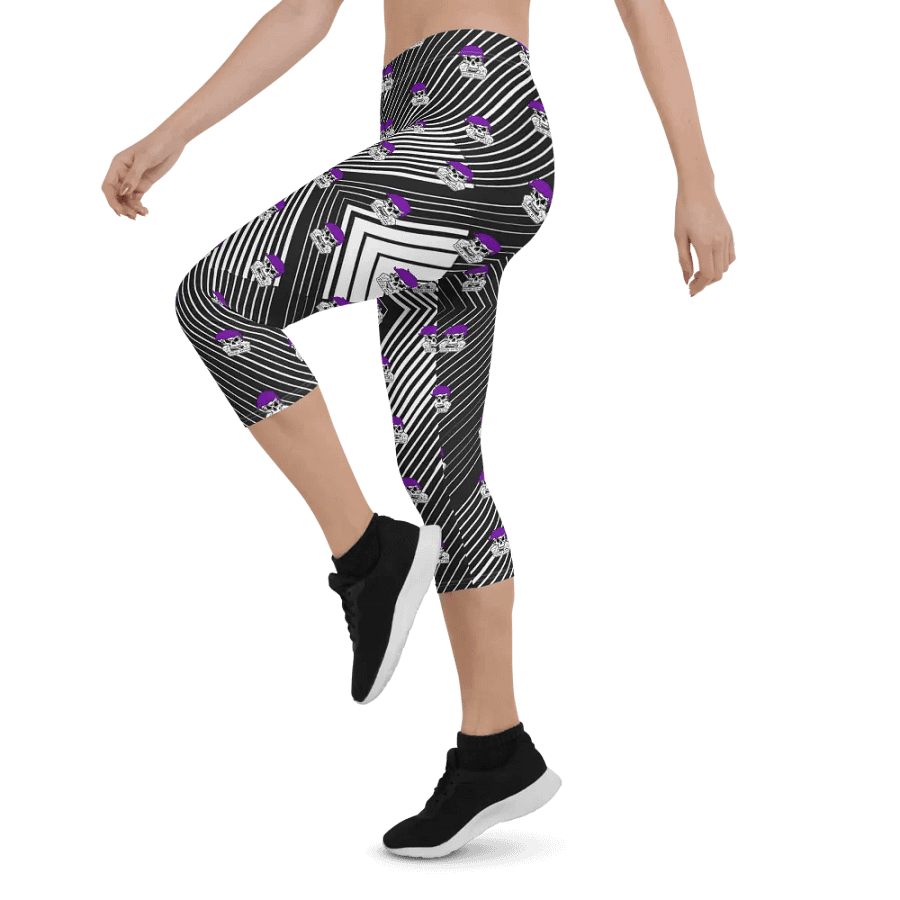 Enigma Nation All-Over Print Capri Leggings product image (12)
