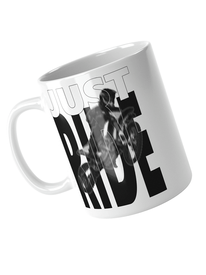 Just Ride | White Glossy Mug product image (1)