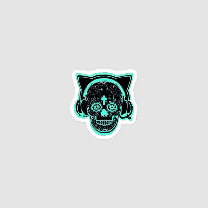 Sugar Skull stickers (turquoise) product image (4)