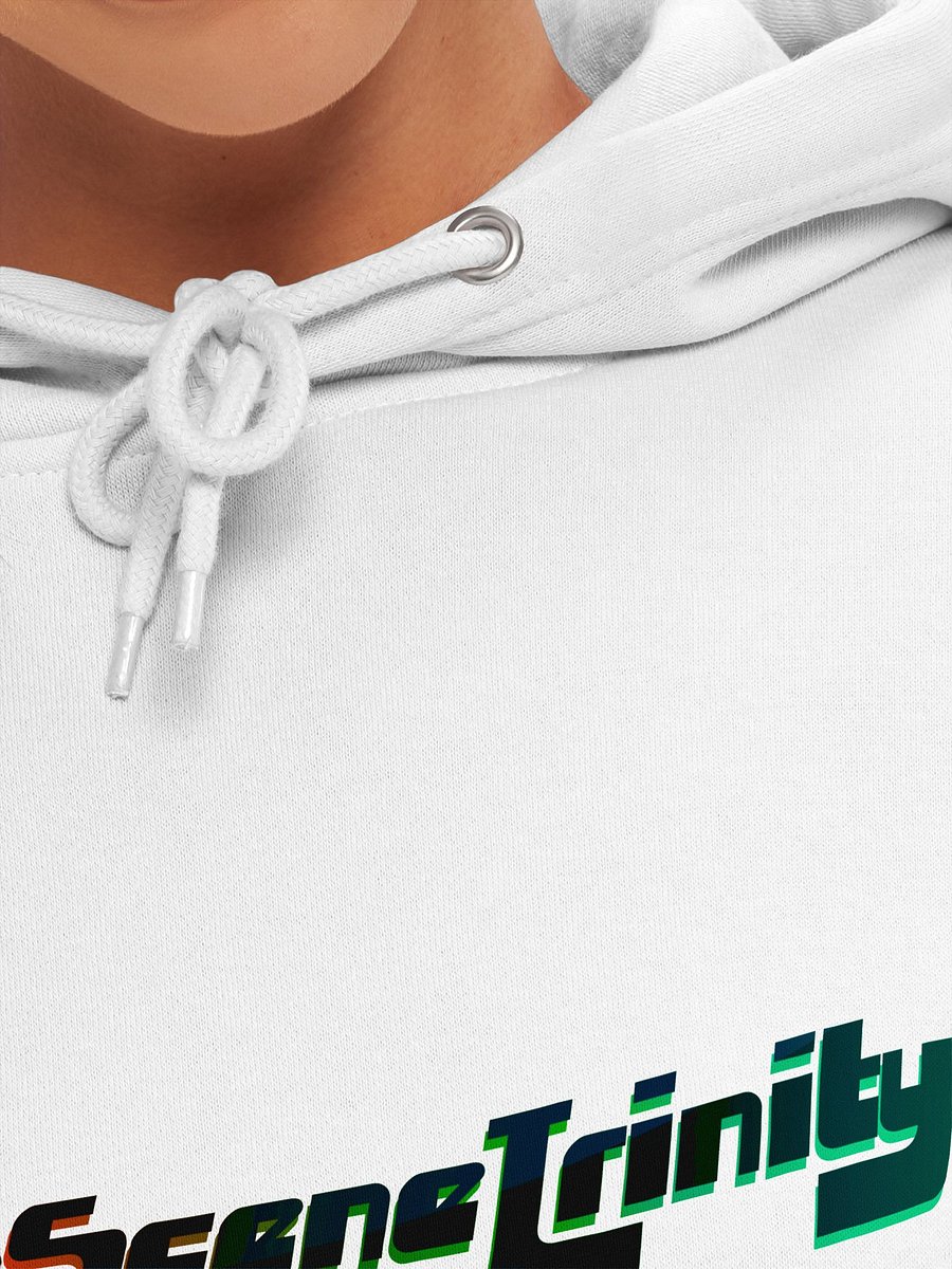 Neon Scene Trinity Logo Hoodie (White) product image (7)