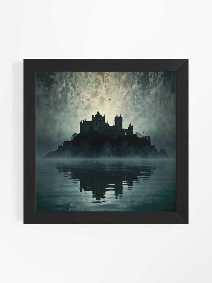 Gothic Castle Reflection Framed Print product image (1)
