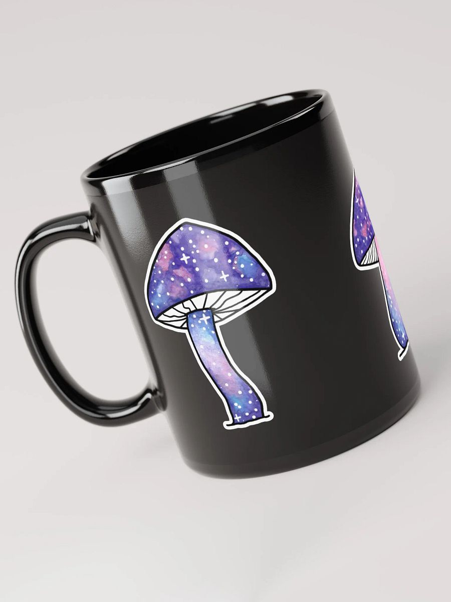 Space Mushies Mug ~ Black product image (5)