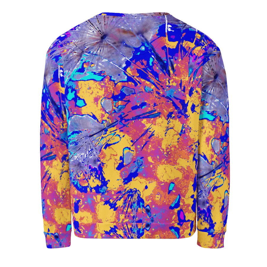 Vibrant Abstract Dandelion Seeds Unisex Sweatshirt product image (3)