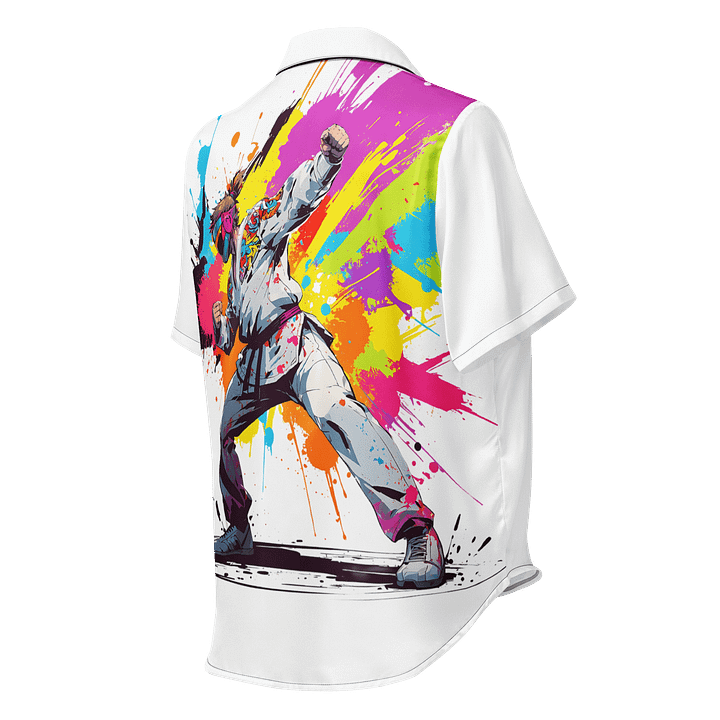 All-Over Print Women's Short Sleeve Pajama Top ( D_0144_Color Kick Taekwondo Boy of the Streets ) product image (1)