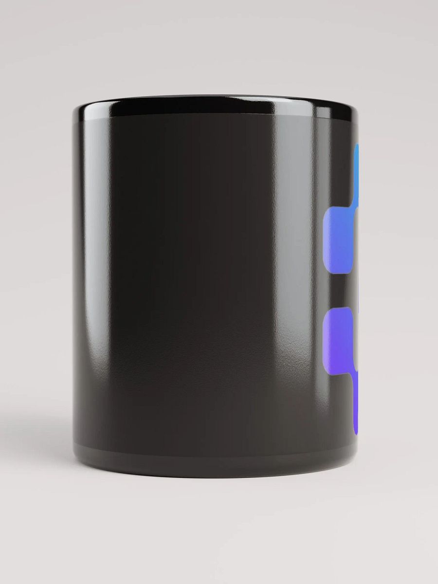 Bronze Level Q Black Glossy Mug product image (5)