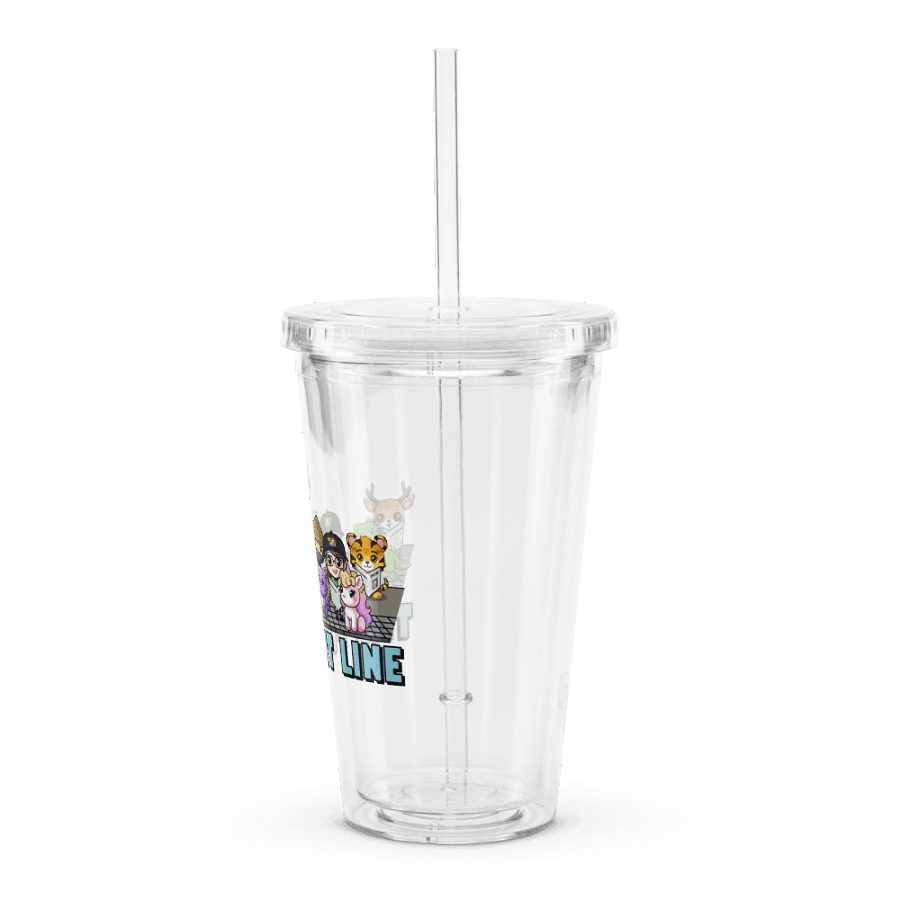 The Front Line - Double Wall Clear Plastic Tumbler product image (5)