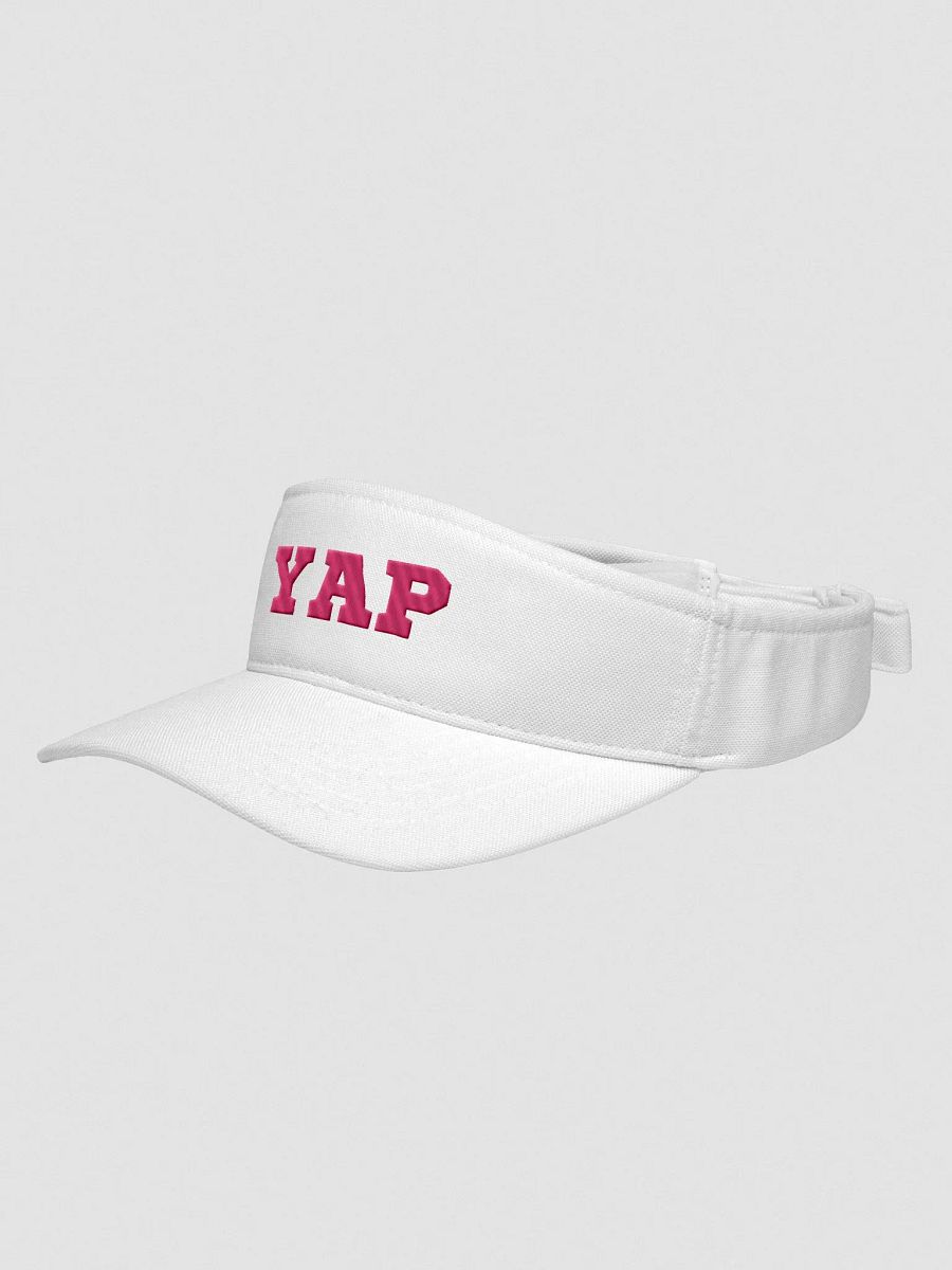 YAP embroidered visor product image (2)