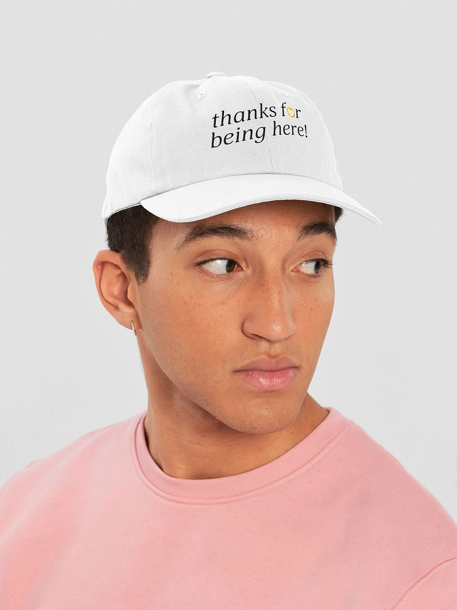 thanks for being here! Hat (Gold) product image (36)