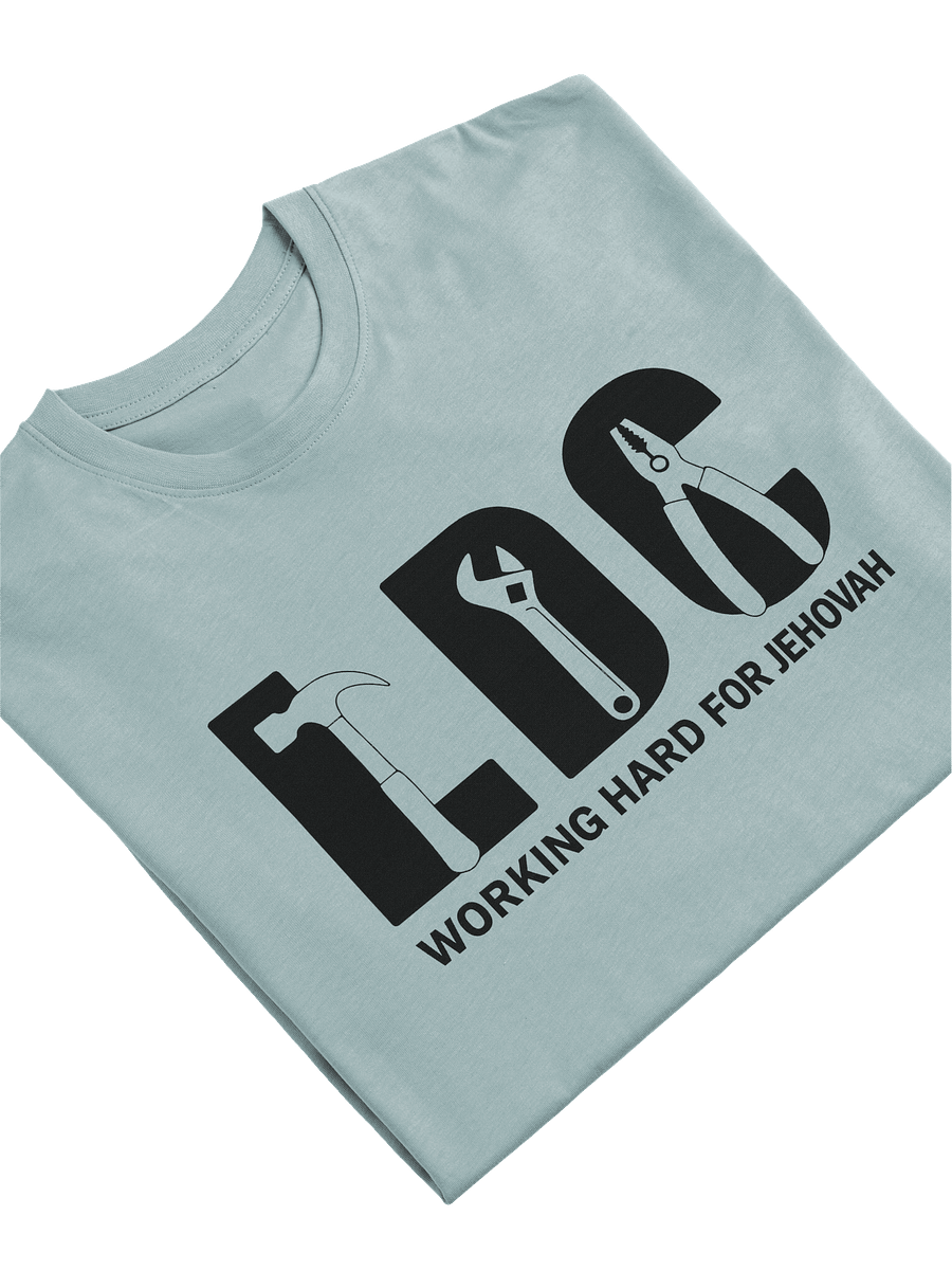 LDC Volunteer Tee – Heavyweight Cotton | Working Hard for Jehovah product image (2)