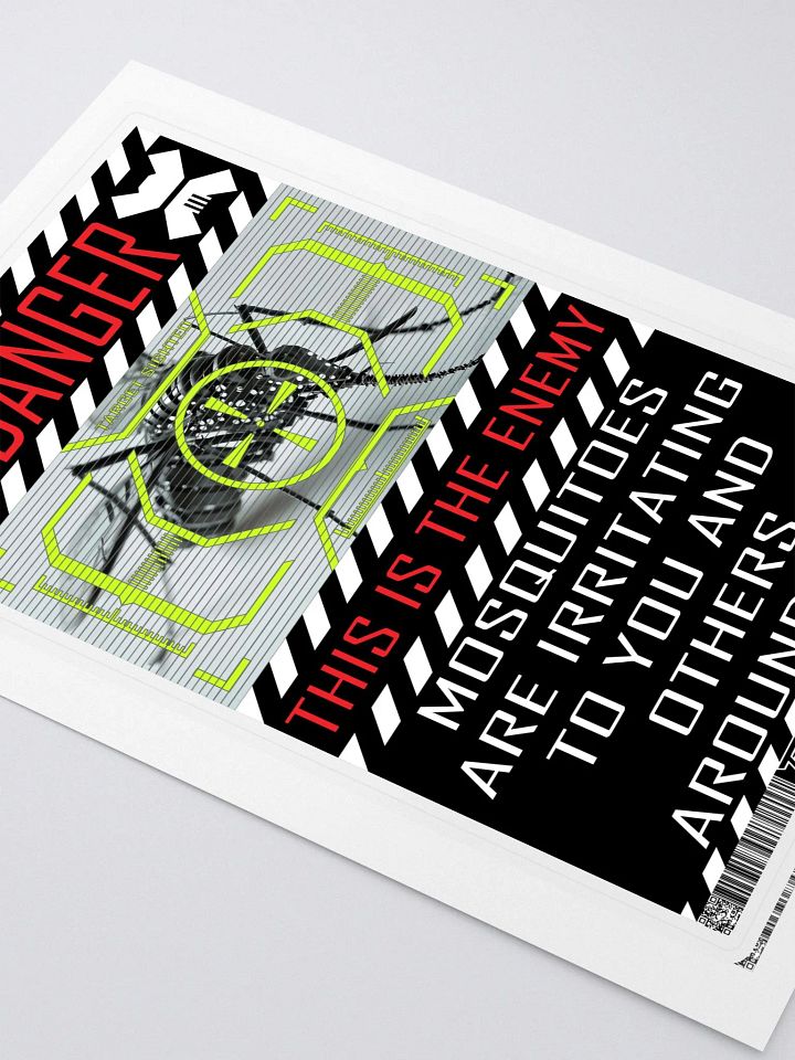 Mosquitos are the Enemy Sticker product image (2)