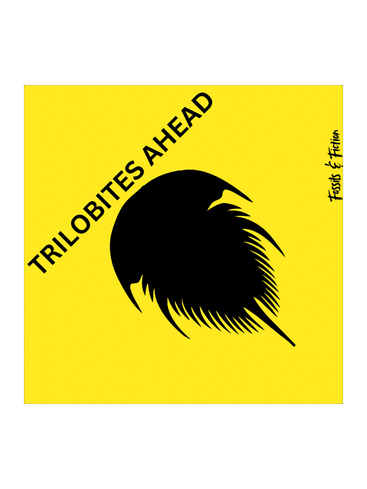 Trilobites Ahead Street Sign (Stickers) product image (3)