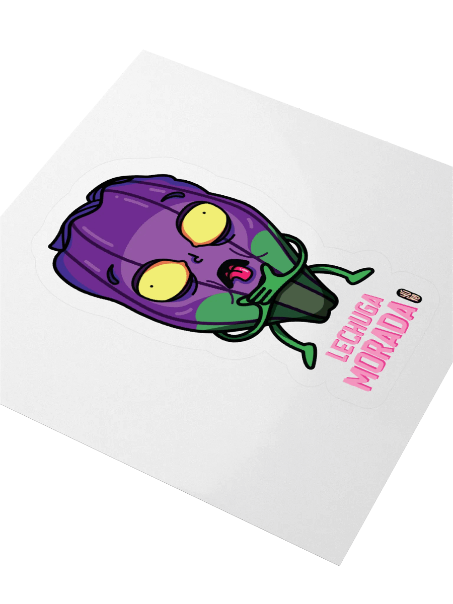 Lechuga Morada - Sticker (Kiss Cut) product image (3)