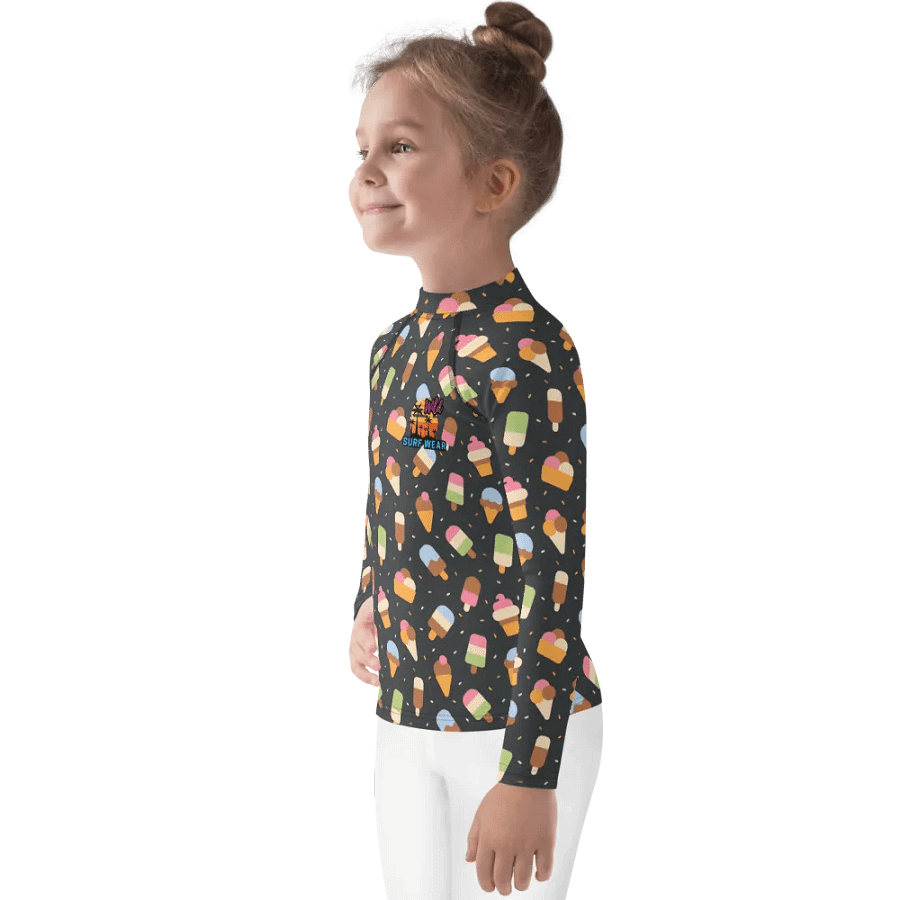 Wild Ice Cream Kids Rash Guard product image (5)