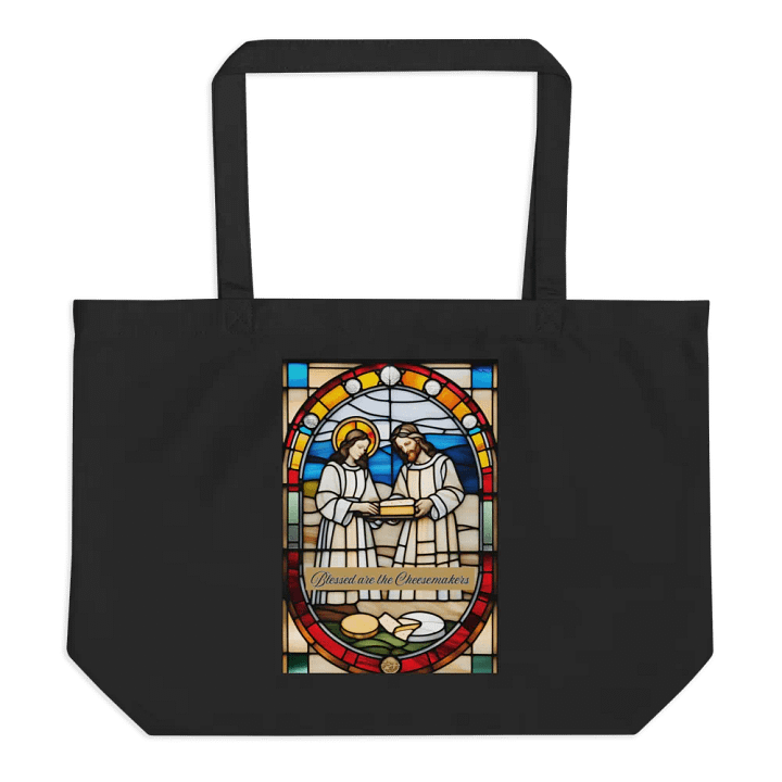 Blessed are the Cheesemakers Organic Tote #2 product image (1)