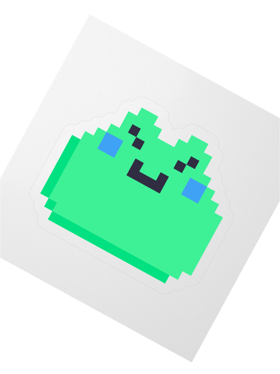 Pixel Frog Sticker product image (6)