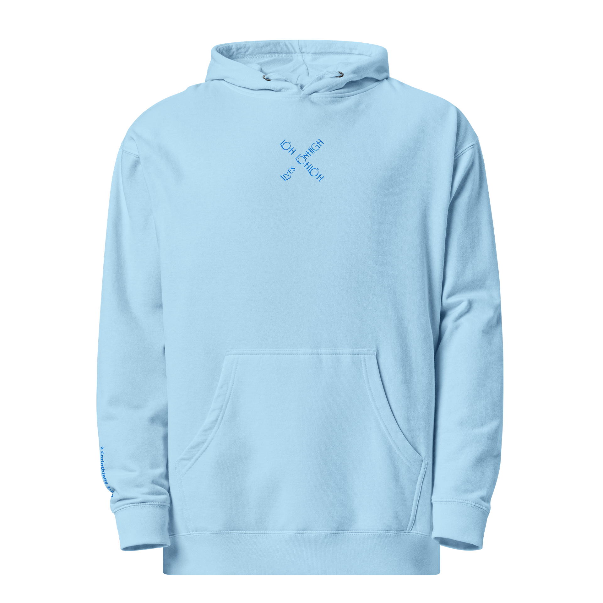 The Lives On HIGH | YTG STEALTH | UNISEX Hoodie | Aqua Blue product image (3)