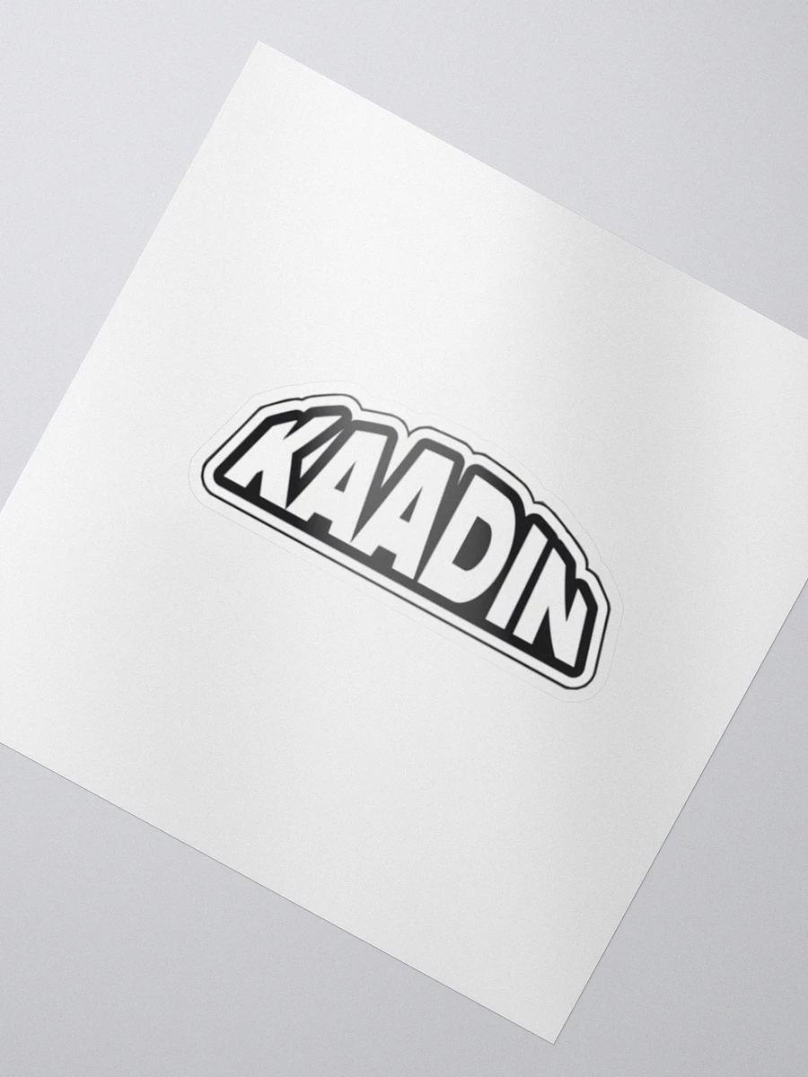 Kaadin - Black and White Sticker product image (2)