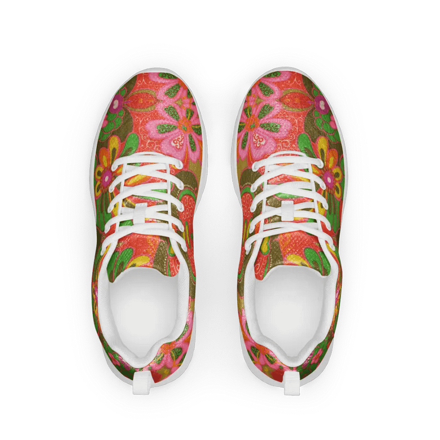 Flower Power Women's Lace Up Athletic Shoe product image (6)