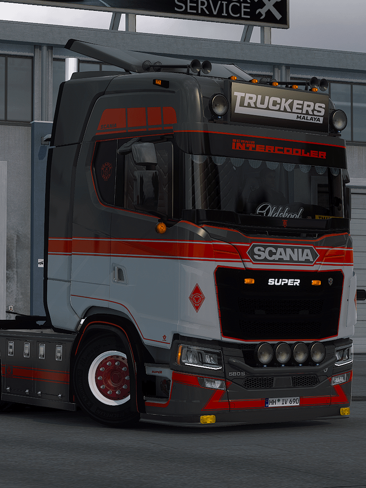 ETS2 TM Changeable Multicolor Skin - Scania R & S 2016 (Next Gen) TANDEM/RIGID - Company Pack Skin | Truckers Malaya Custom Skin Pack 1 product image (2)