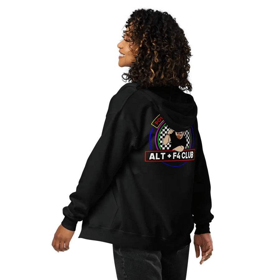 ALT + F4 Club Zip-Up Hoodie product image (10)