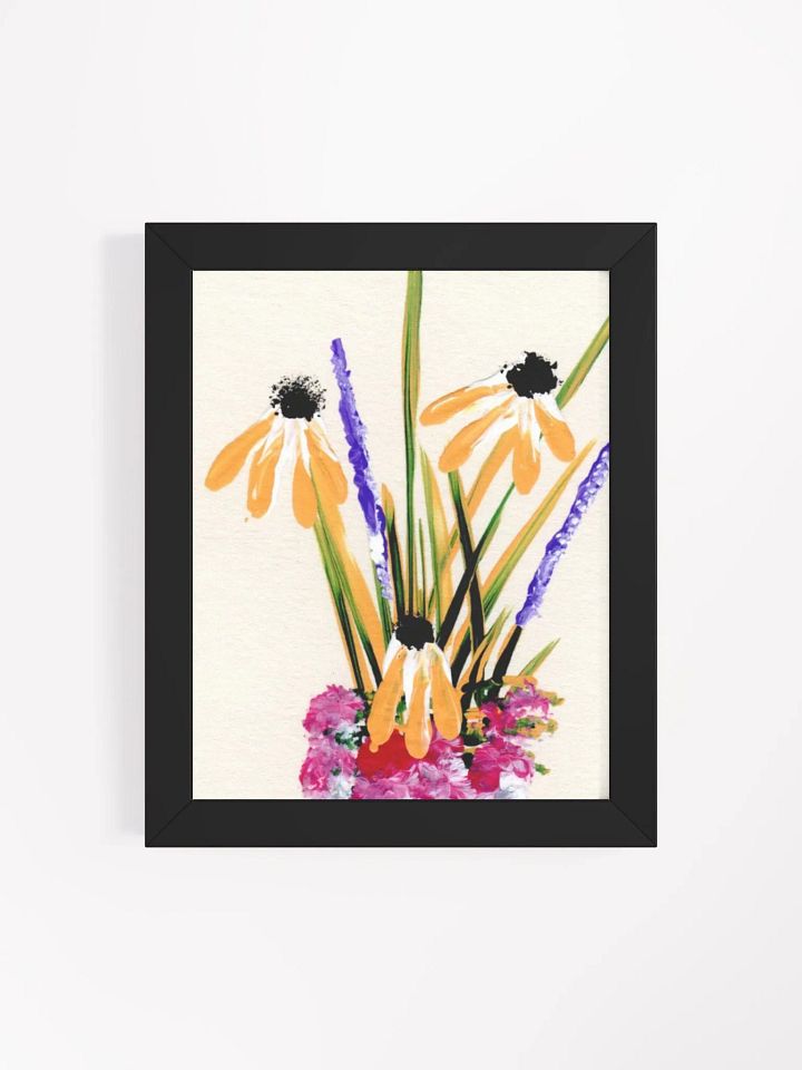 Vibrant Floral Symphony Matte Poster product image (1)