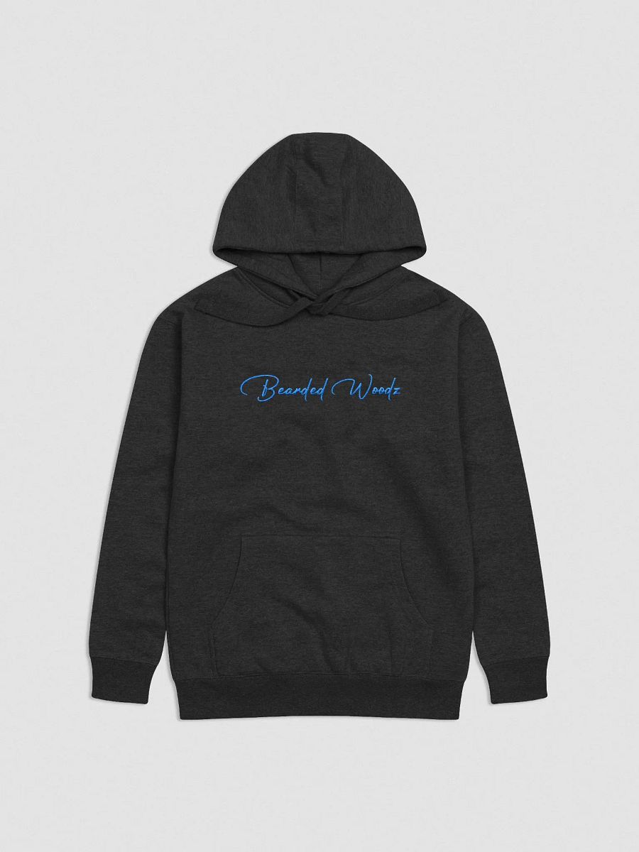 Men's Bearded Woodz Signature Hoodie (Aqua/Teal Embroidery) product image (1)