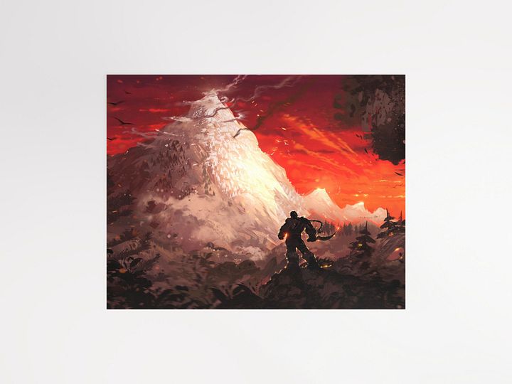 Orc Mountain Art Print, by Ryky product image (2)