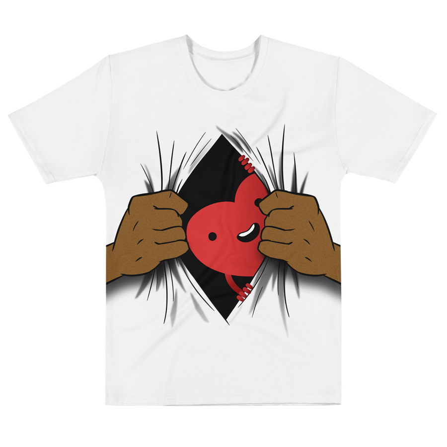 Open Heart (white shirt / dark brown skin tone) product image (1)