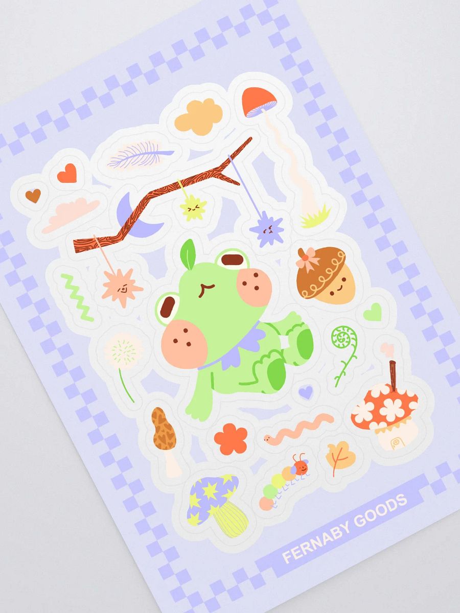 Frogshroom and Friends Sticker Sheet product image (1)