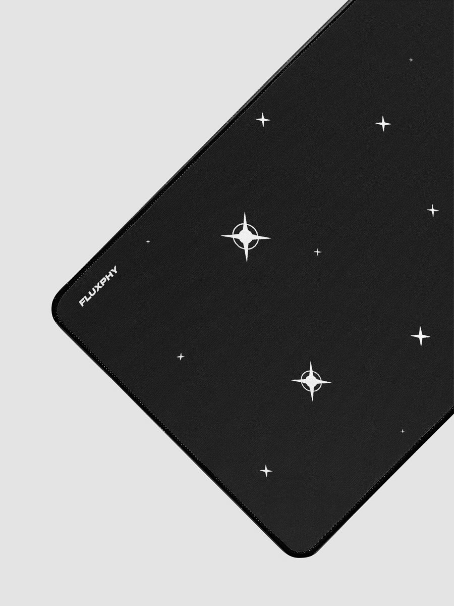 Black Star Mousepad by Fluxphy product image (3)
