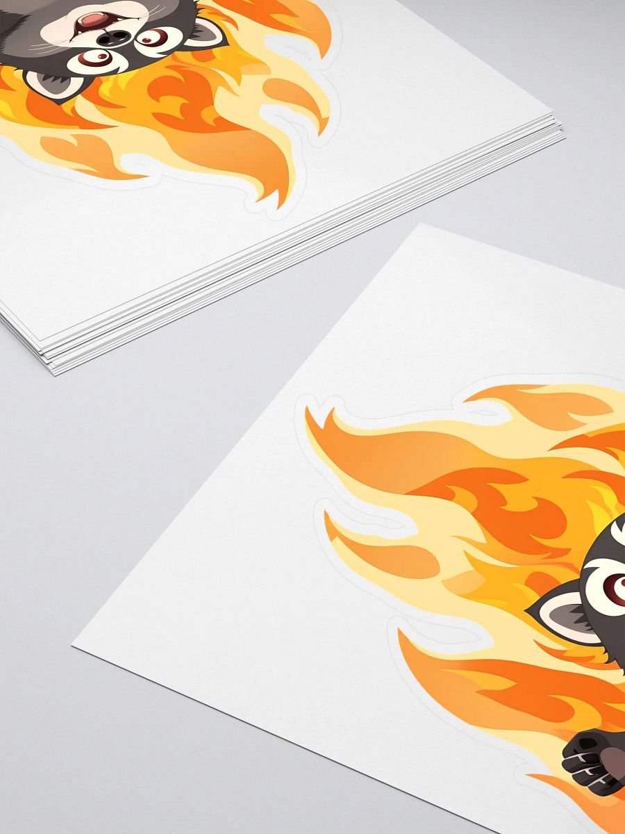 Chaos Raccoon Sticker product image (4)