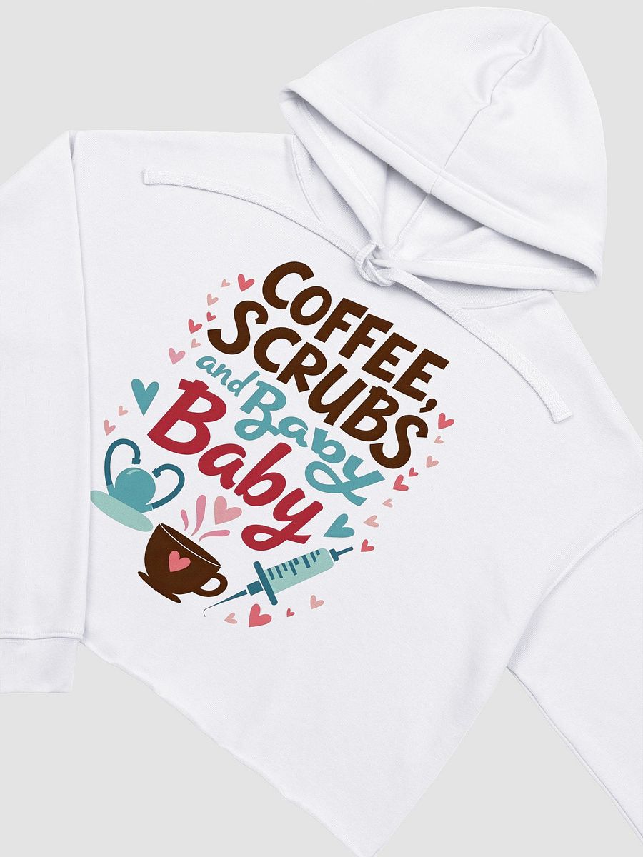 Medical Mama, Coffee, Scrubs, and Baby Fleece Hoodie product image (22)