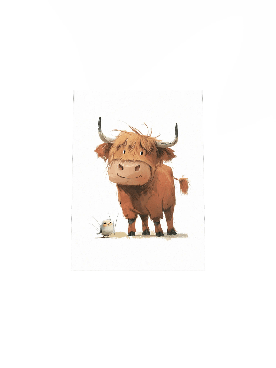 Highland Cow and Best Friend, Farm Themed Nursery product image (32)