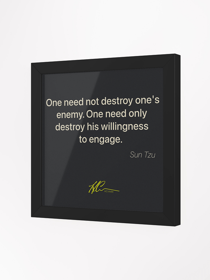 Sun Tzu Q7 - Framed Poster product image (2)