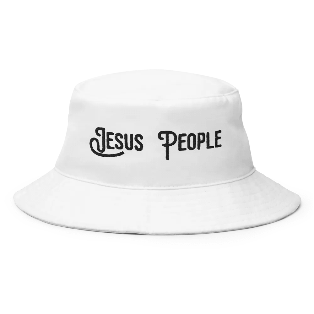 JESUS PEOPLE eclipse Bucket Hat white product image (2)