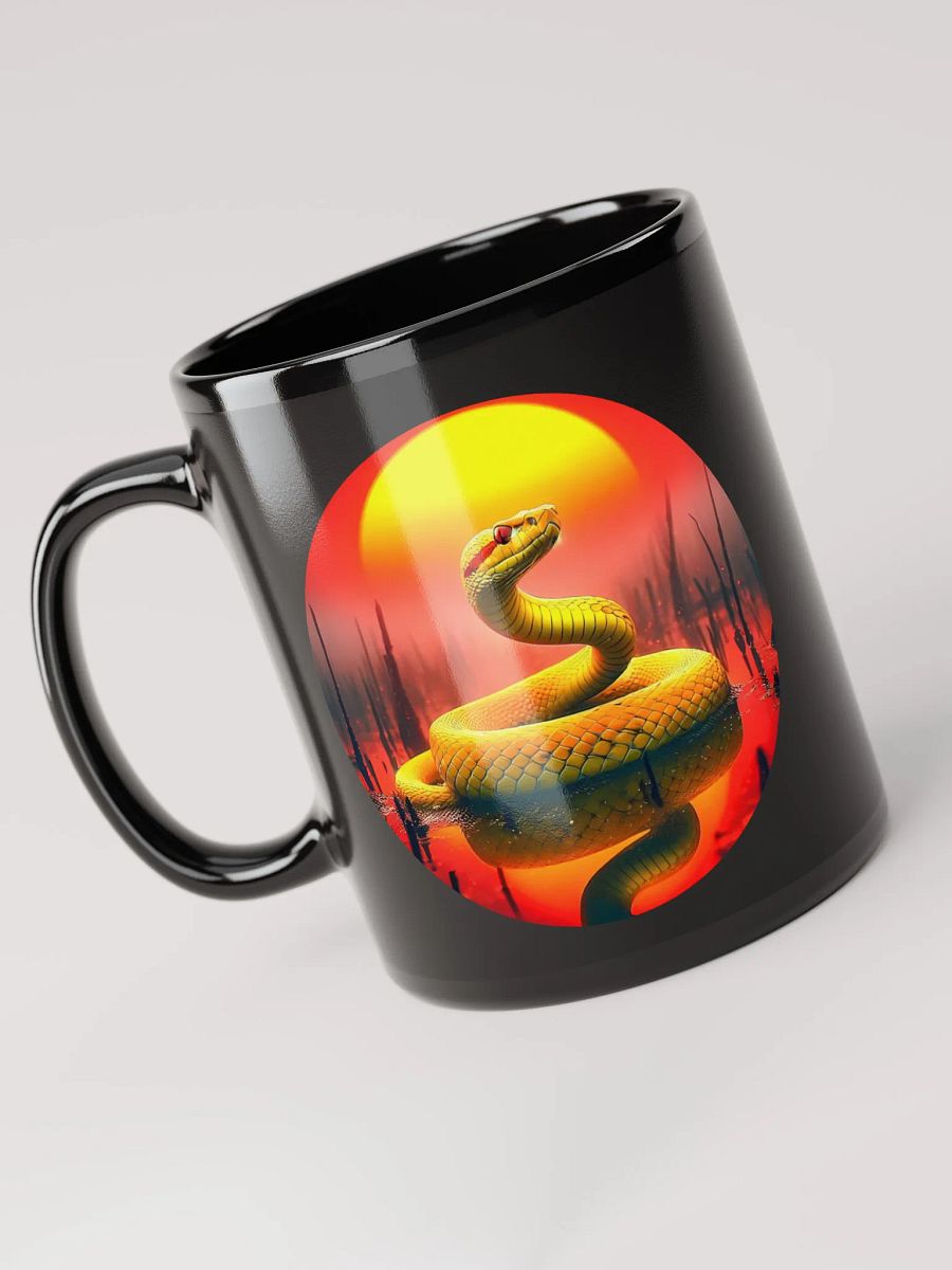 Sunset Serpent Black Mug product image (5)