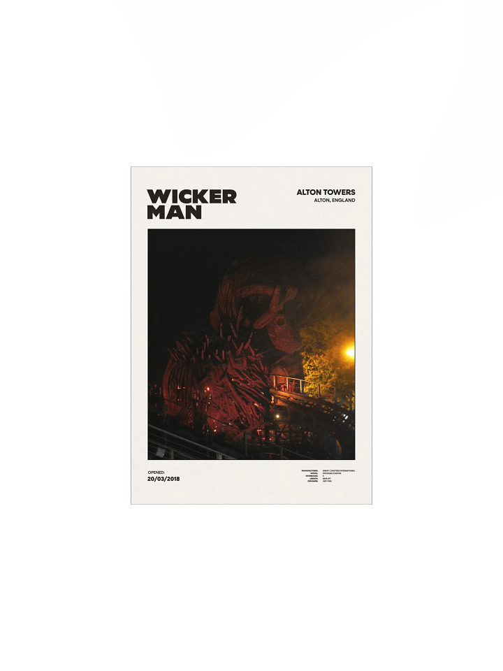 Wickerman Night Premium Poster product image (2)