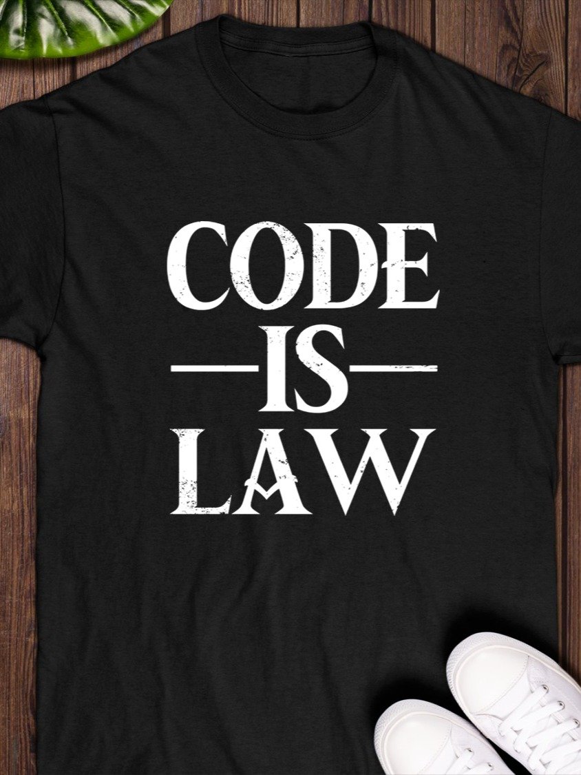 Code is Law T-Shirt product image (1)