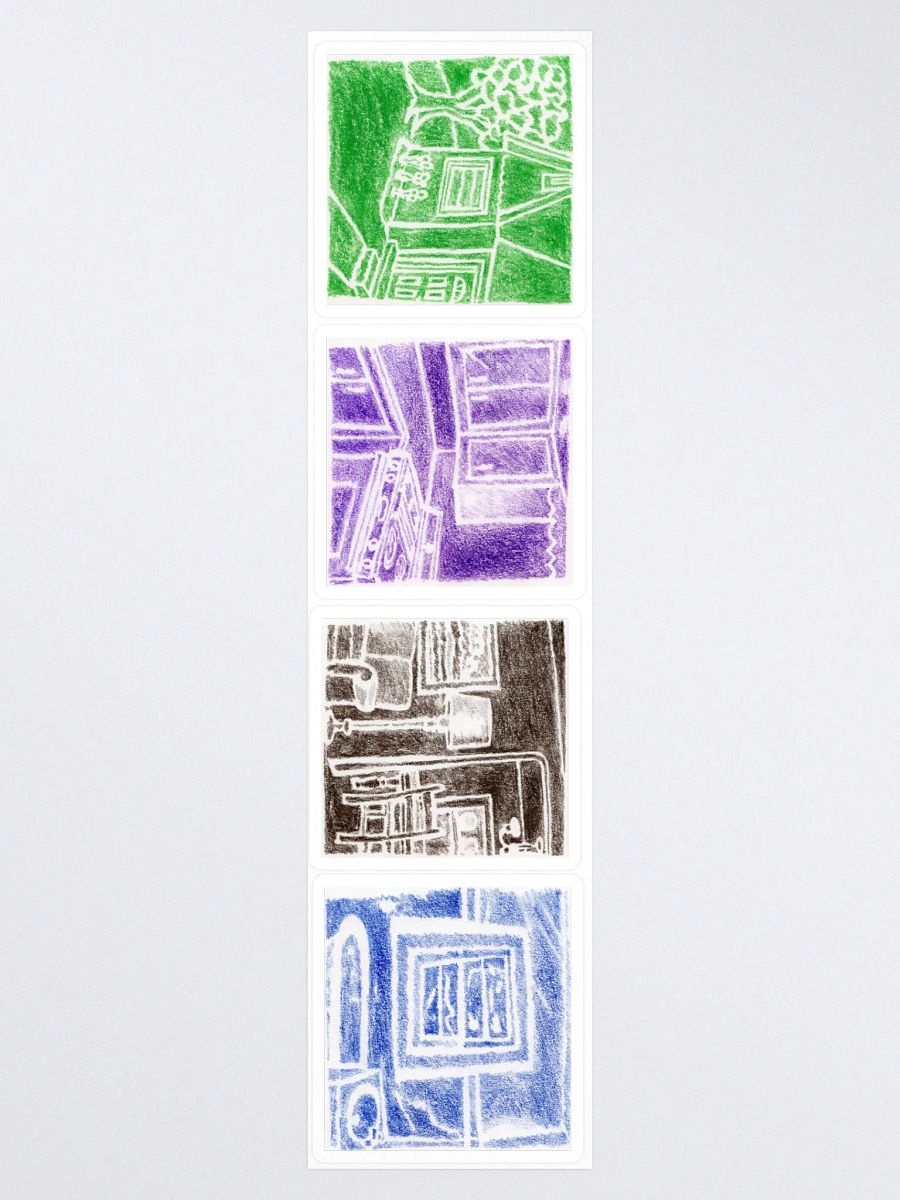 Home Series 4-Pack Stickers product image (3)