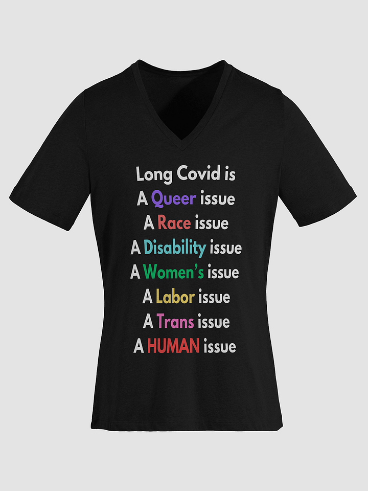 Long Covid Is Relaxed V-Neck Tee product image (2)