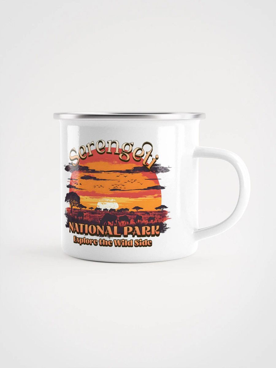 Serengeti National Park Sunset Enamel Mug product image (1)