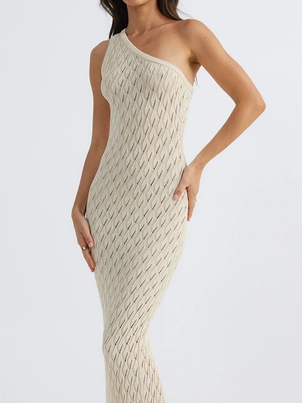 Fashion Hollowed-out Knitted Dress Women product image (1)