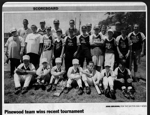 One of the on only pictures I currently have of my little league days. Middle of top row is a 11 year old Jevin!