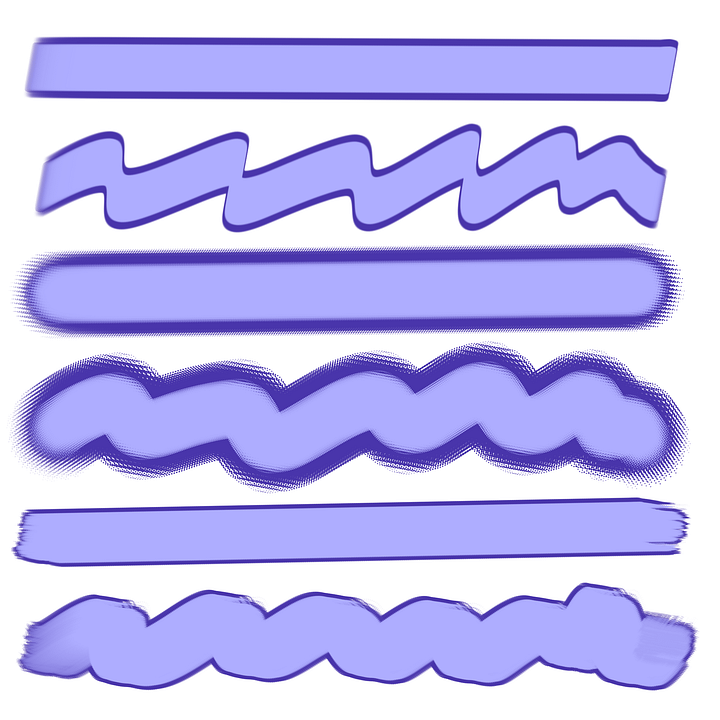 8 Outline Dual Colour Brushes for Procreate product image (1)