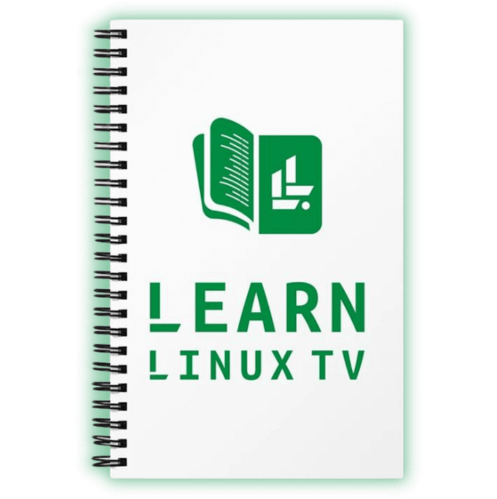 Learn Linux TV Spiral notebook product image (1)