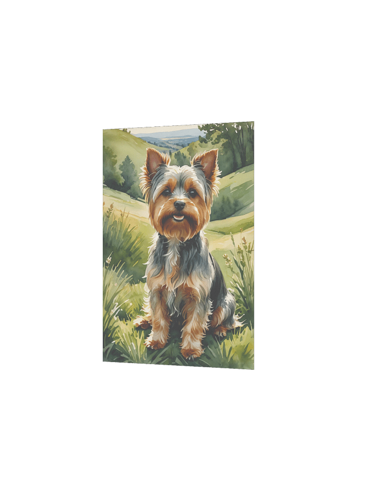Yorkie Terrier Lover Matte Paper Poster product image (2)