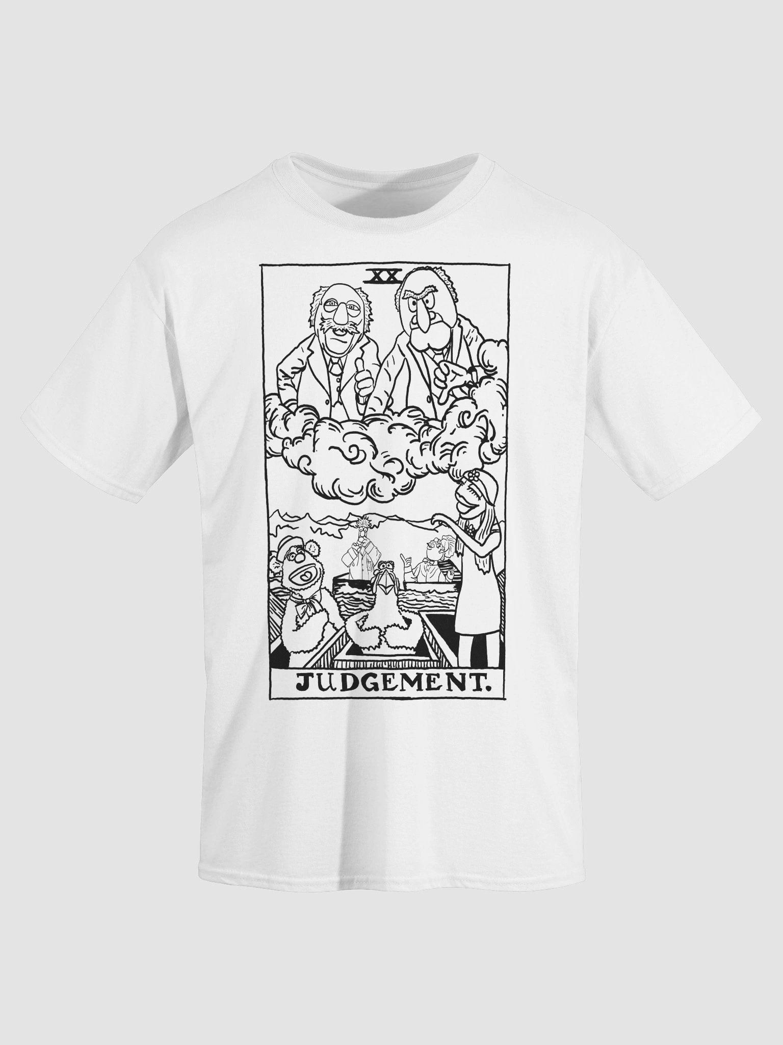 Statler and Waldorf Judgement Tarot Card Shirt Minimalist product image (3)