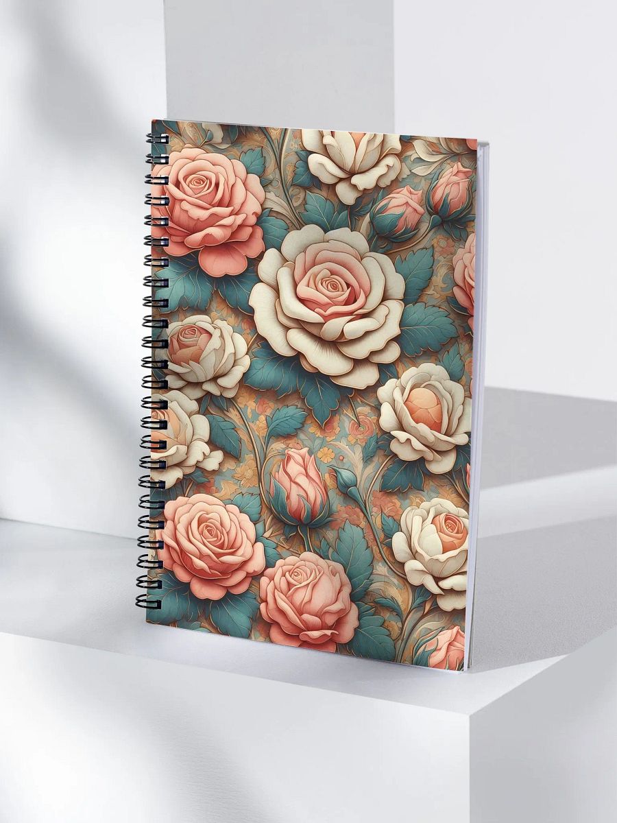 Royal Floral Spiral Notebook product image (4)